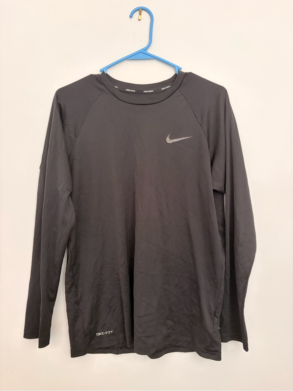 Nike Black Long Sleeve Dri-FIT Crew Shirt